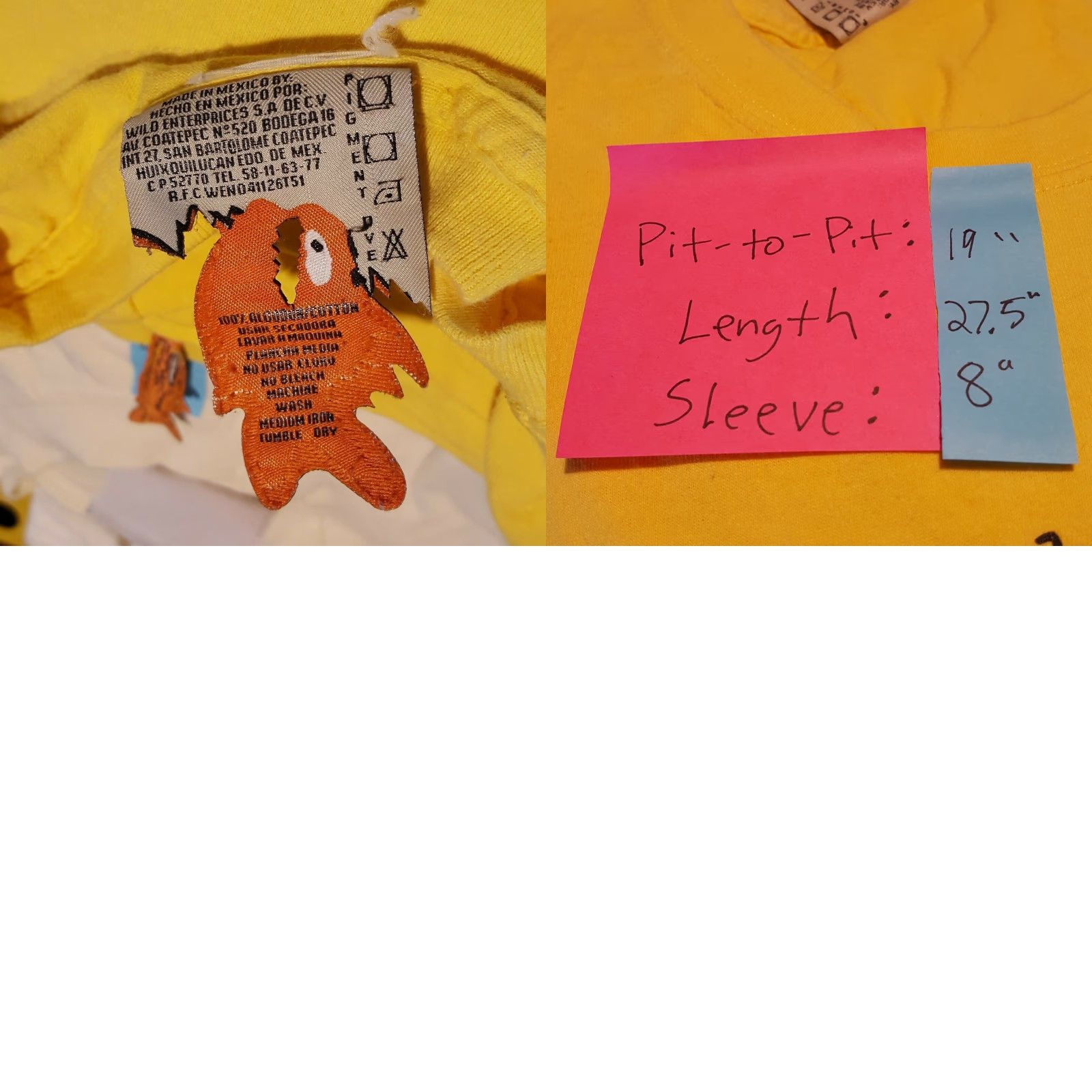 Vintage Pirana Joe Grand Turk Basketball Mens Size M Yellow Tribal Aztec Retro T Shirt Size US M / EU 48-50 / 2 - 8 Thumbnail