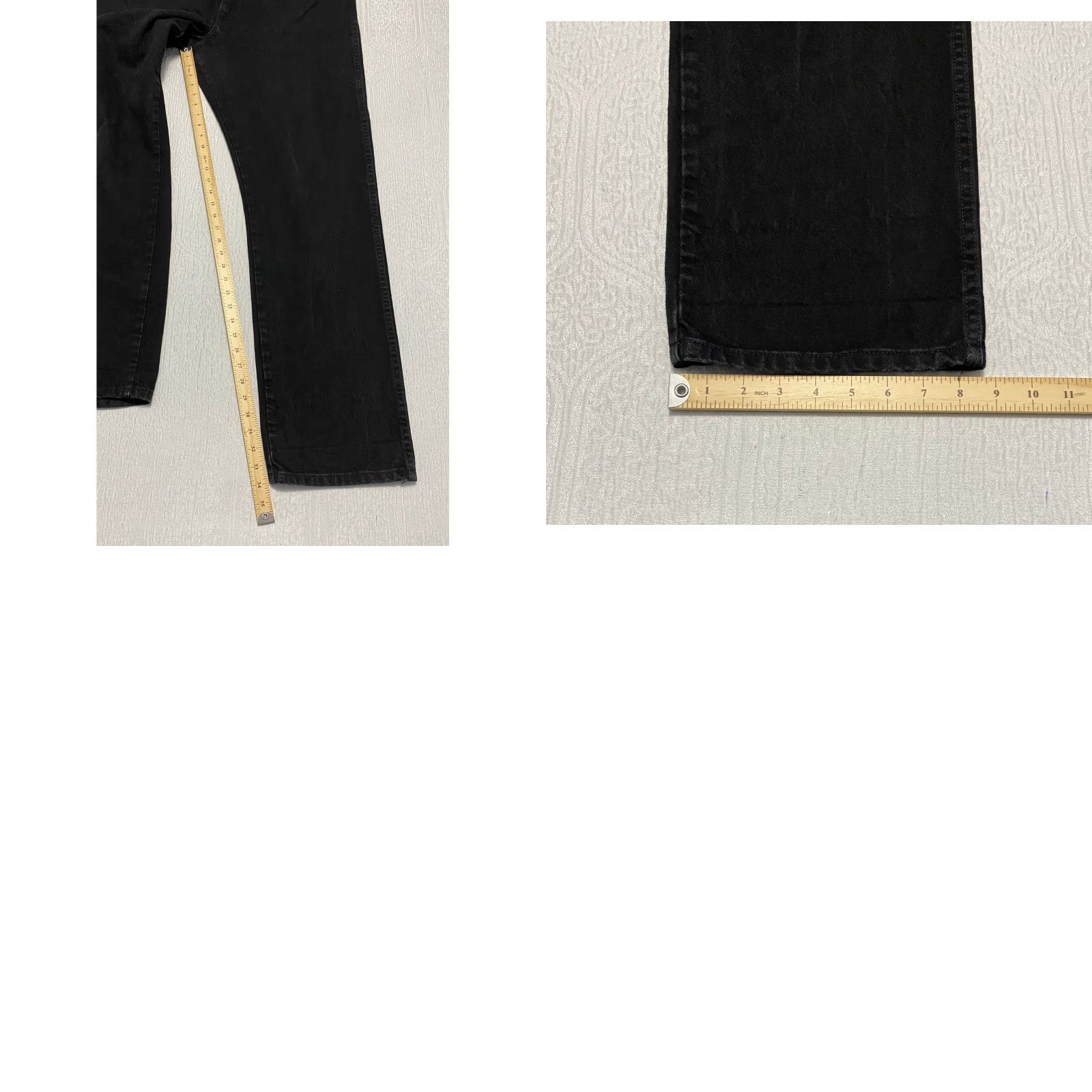 Wrangler VINTAGE Wrangler Jeans Mens Size 40×34 Black Denim 5-Pocket Design Western Cowboy Cut Straight Regular Size US 40 / EU 56 - 8 Thumbnail