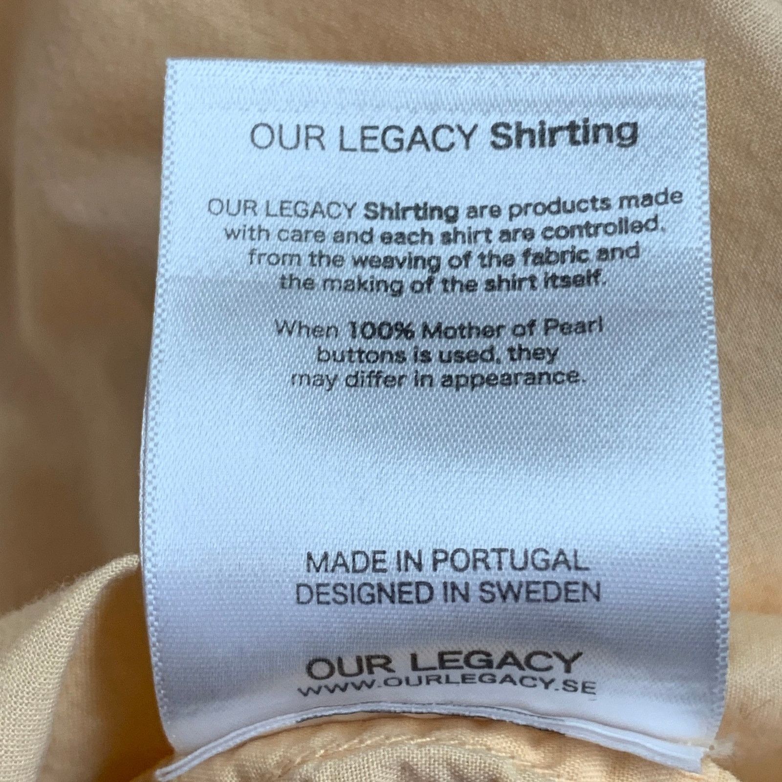 Our Legacy OUR LEGACY Size M Light Cotton One Pocket Long Sleeve Shirt Size US M / EU 48-50 / 2 - 8 Thumbnail