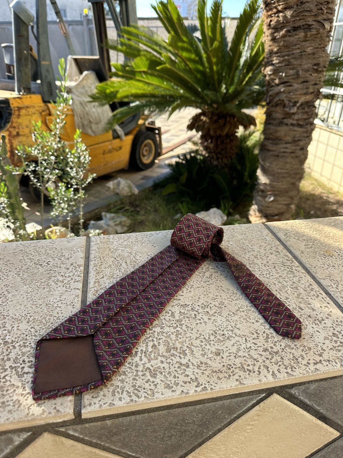 Hermes Hermès Silk Red Tie Size ONE SIZE - 1 Thumbnail