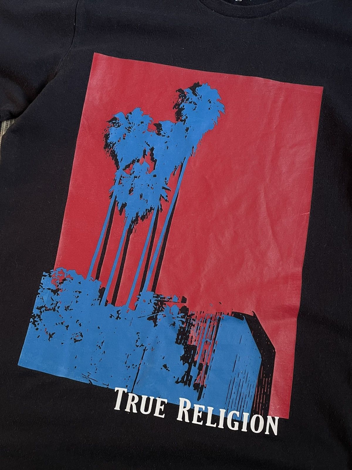 True Religion × Vintage True Religion Y2K Big Logo T-shirt Size US S / EU 44-46 / 1 - 4 Thumbnail