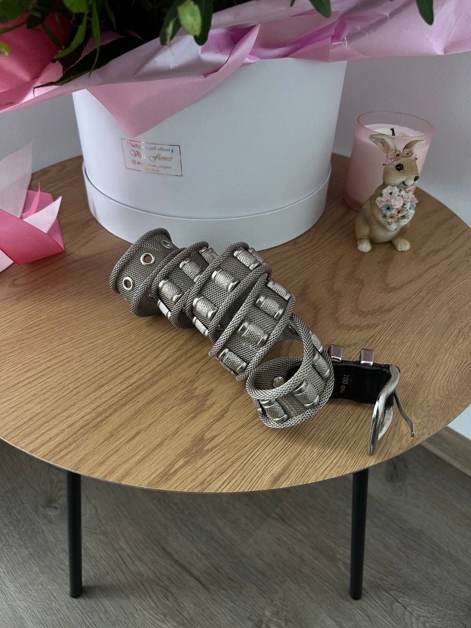 Vintage Vintage Metal Strap Mesh Avant Garde Belt Size ONE SIZE - 7 Thumbnail