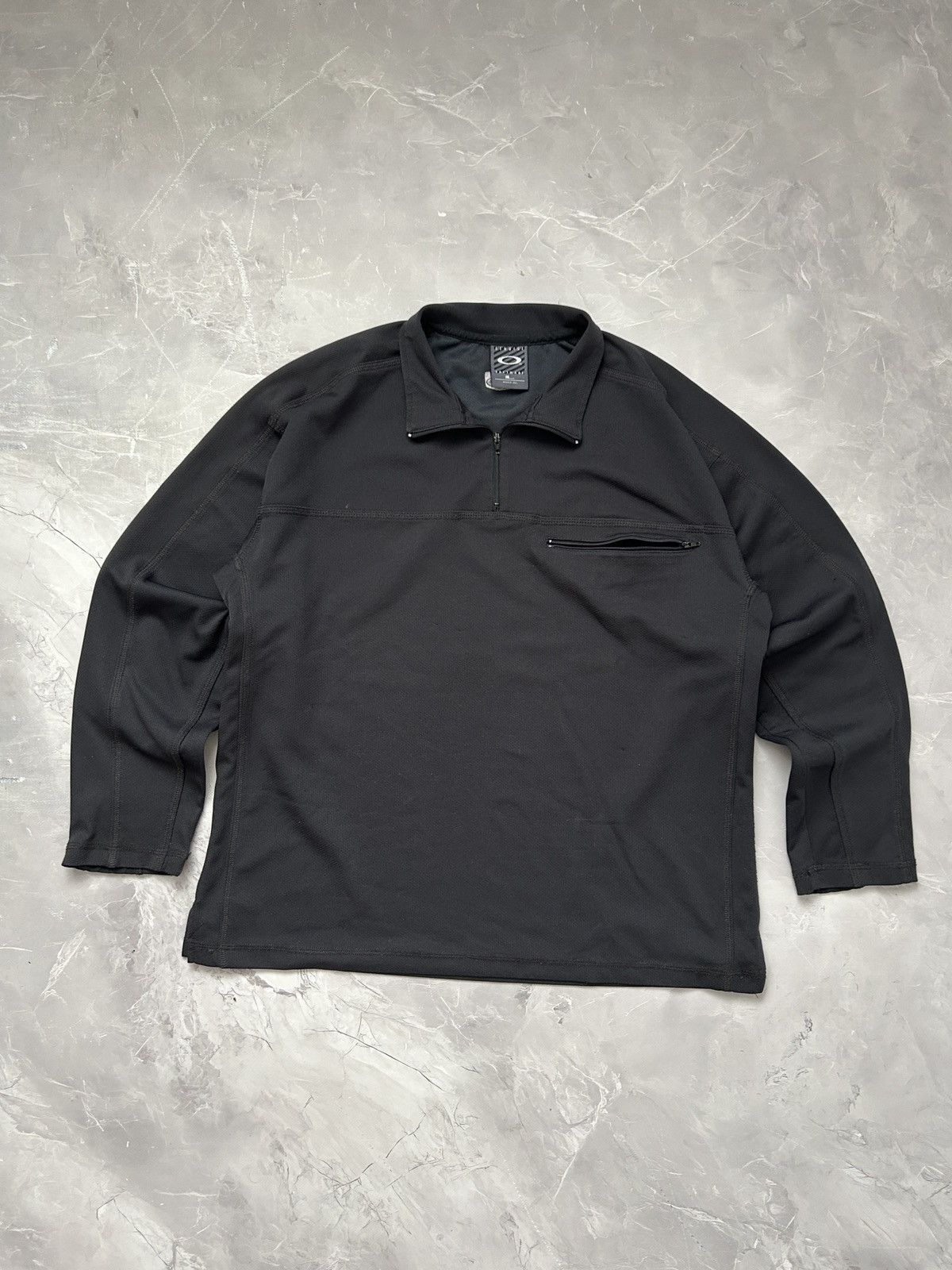 Oakley Vintage Rare Oakley Software 1/4 Zip Longsleeve Size US L / EU 52-54 / 3 - 1 Thumbnail