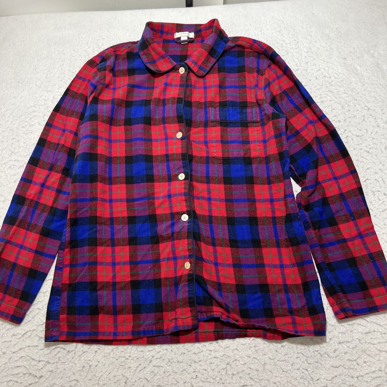 J.Crew J. Crew Medium Flannel Pajama Set Button Up Shirt Pants Size US M / EU 48-50 / 2 - 2 Thumbnail