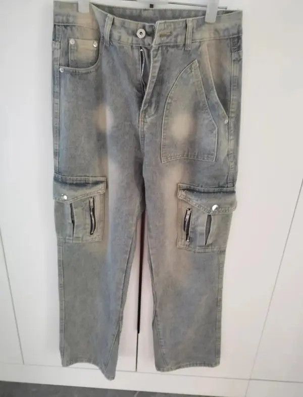 VIBE Light Blue Vintage Relaxed Jeans Size US 30 / EU 46 - 2 Thumbnail