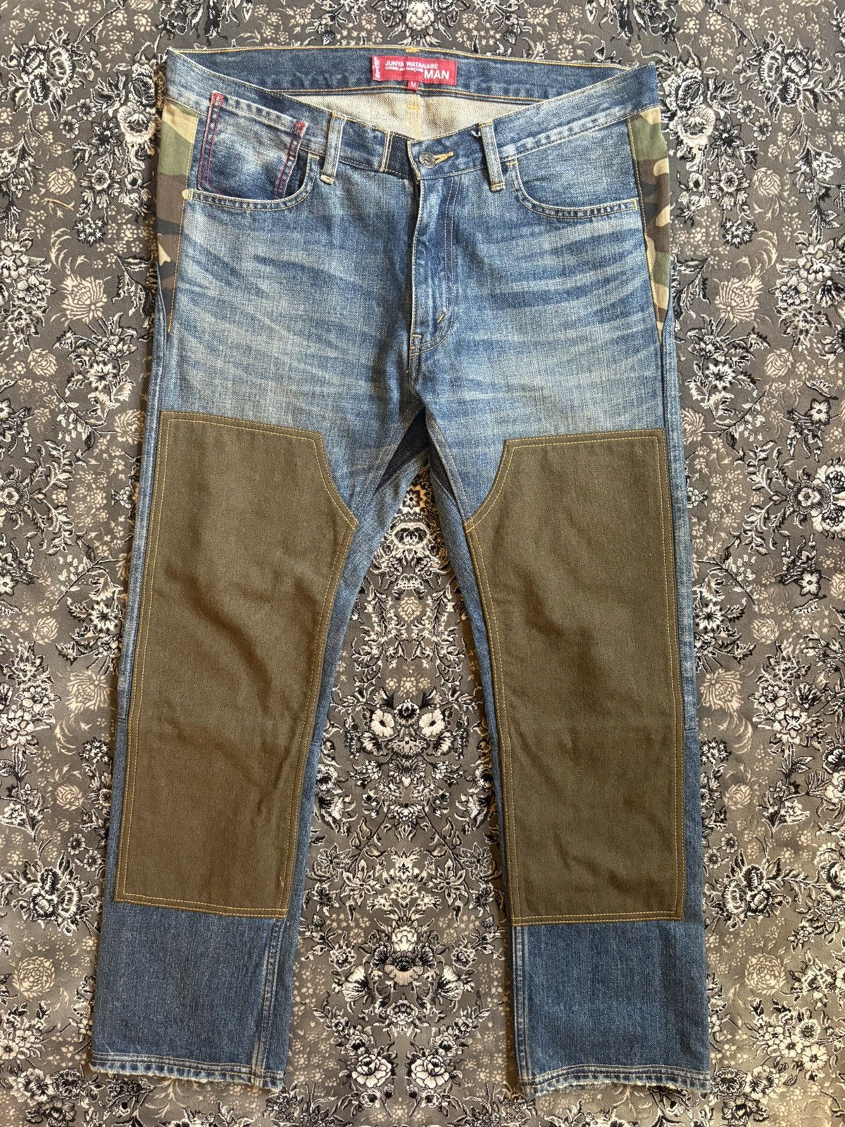 Junya Watanabe CDG x Levis FW2019 Camo Double Knees
