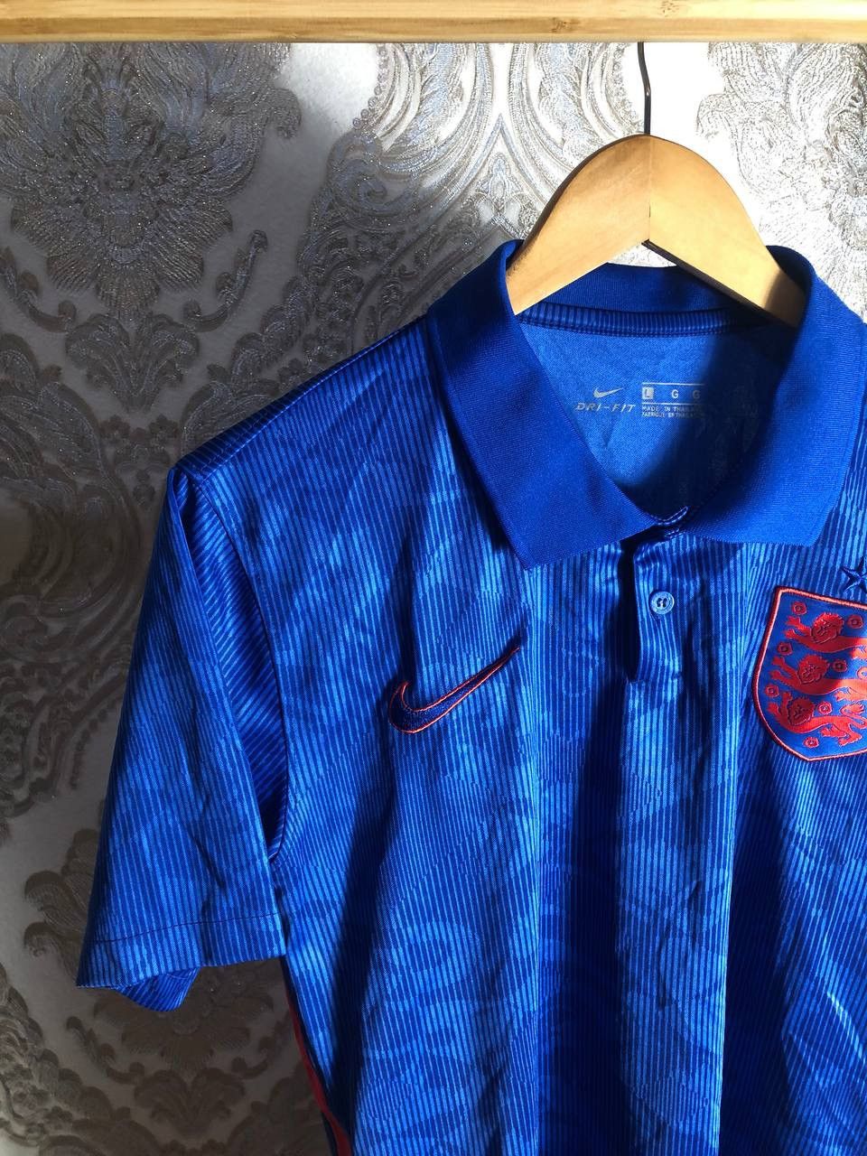 Nike × Vintage VERY RARE NIKE ENGLAND SOCCER JERSEY RETRO Y2K 90s BLOKECORE Size US L / EU 52-54 / 3 - 3 Thumbnail