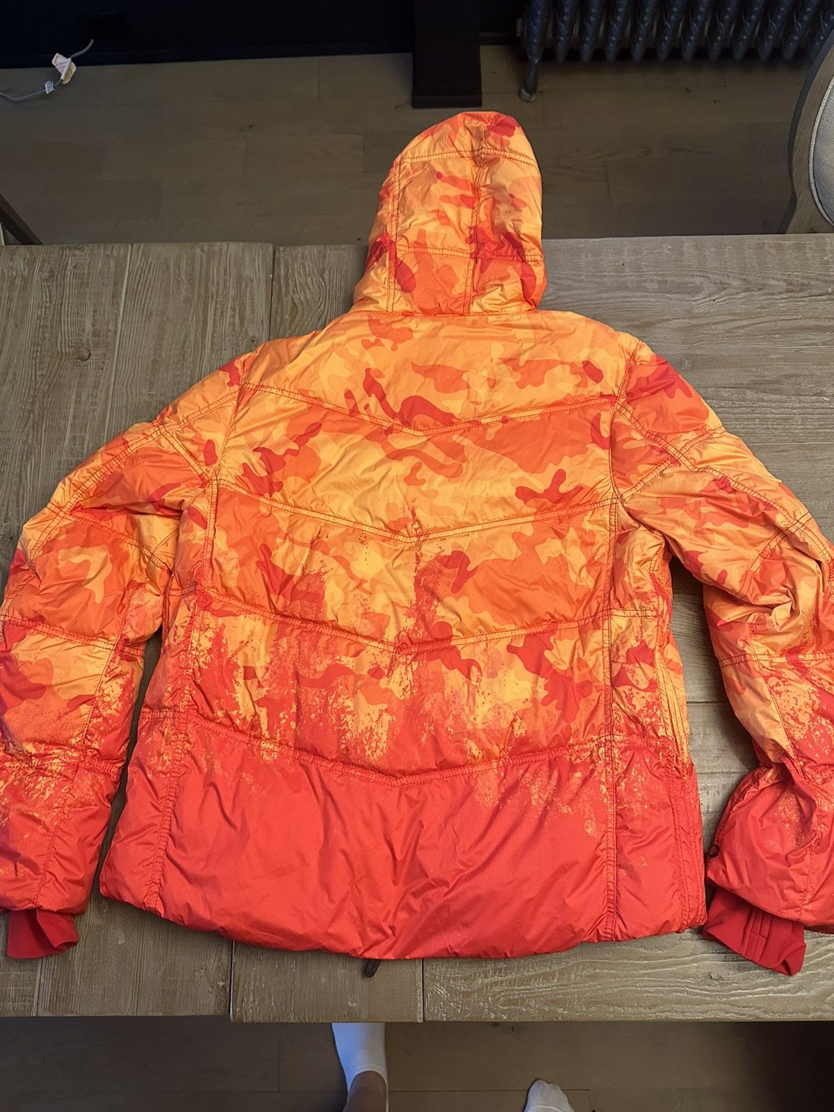 Other KRU V Power Orange Camo Fade Puffer Jacket - NWT Size S Size US S / EU 44-46 / 1 - 6 Thumbnail