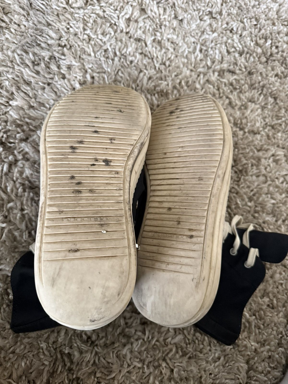 Rick Owens RICK OWENS - DRKSHDW - Waxed Canvas Ramones Size US 9 / EU 42 - 6 Thumbnail