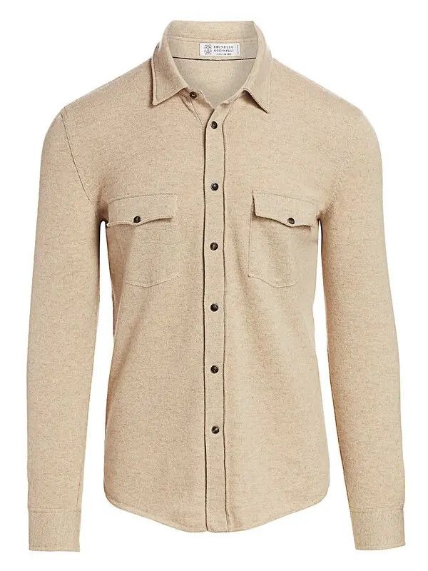 o1w1db10924 Polo Sweater in Light Beige