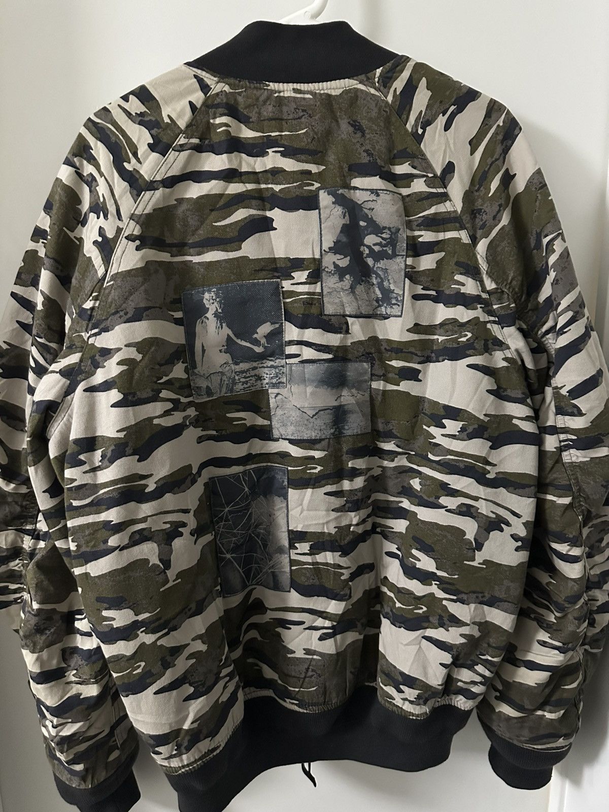 Japanese Brand Raf Simons Riot Style Vintage Divided Camo Bomber Jacket Size US L / EU 52-54 / 3 - 4 Thumbnail