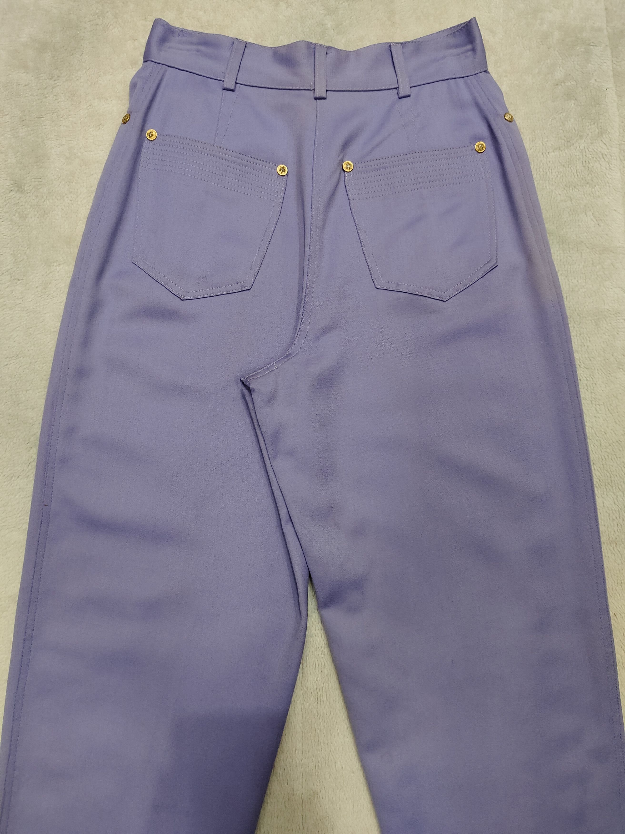 Versus Versace 🇮🇹Vtg Versus🇮🇹by Gianni Versace High Waist Trouser Size 28" / US 6 / IT 42 - 6 Thumbnail