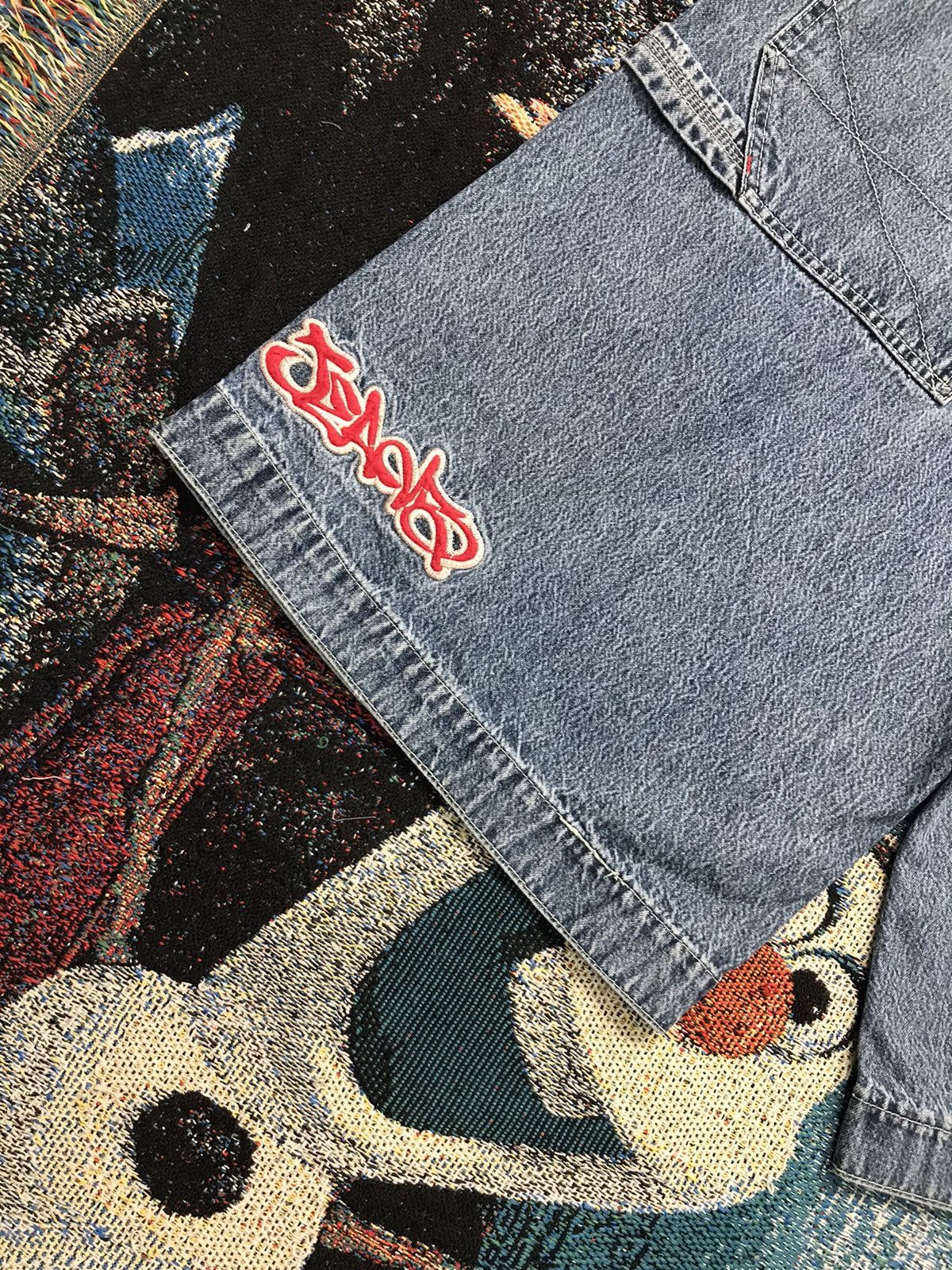 JNCO Vintage Jnco big pocket graffiti jort Size US 38 / EU 54 - 12 Thumbnail