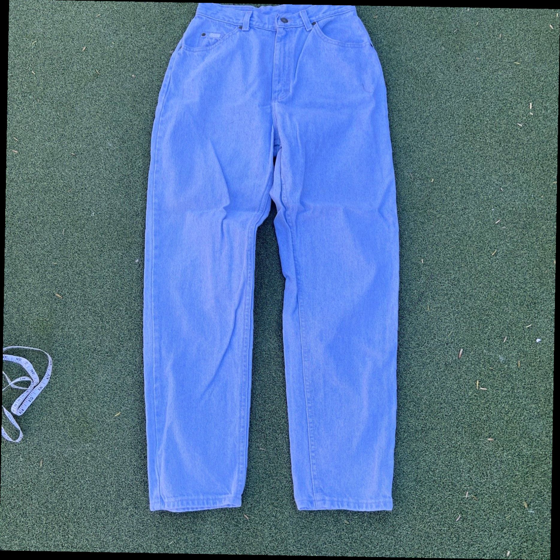 Lee Vintage 80s Women’s Lee Riders High Rise Straight Leg Jeans Mid Wash USA Made 10 Size 32" / US 10 / IT 46 - 4 Thumbnail