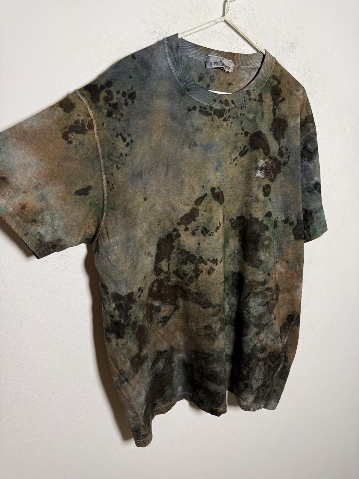 Stone Island stone island 1of1 overdyed painters t shirt Size US XXL / EU 58 / 5 - 7 Thumbnail