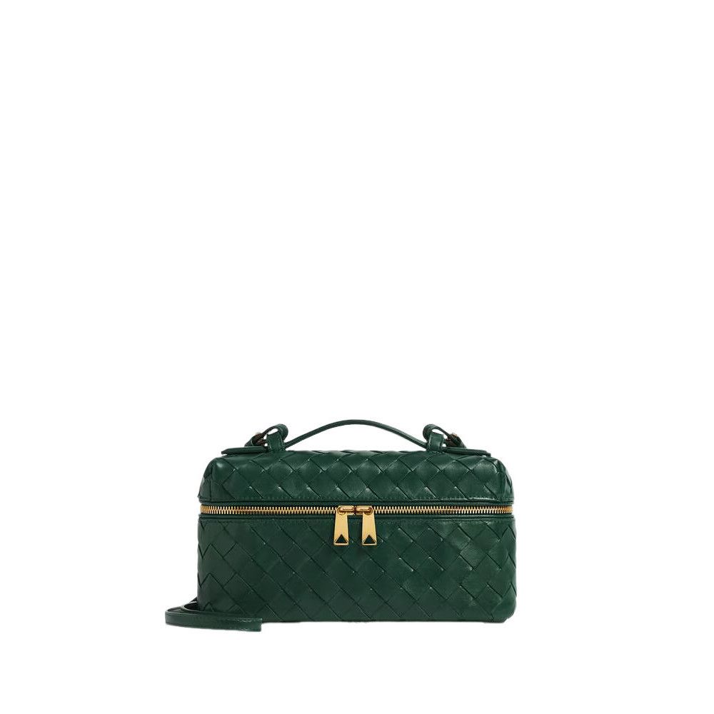 Bottega Veneta BOTTEGA VENETA Bang Bang $3200 Emerald Green Intrecciato Lea Size ONE SIZE - 1 Thumbnail