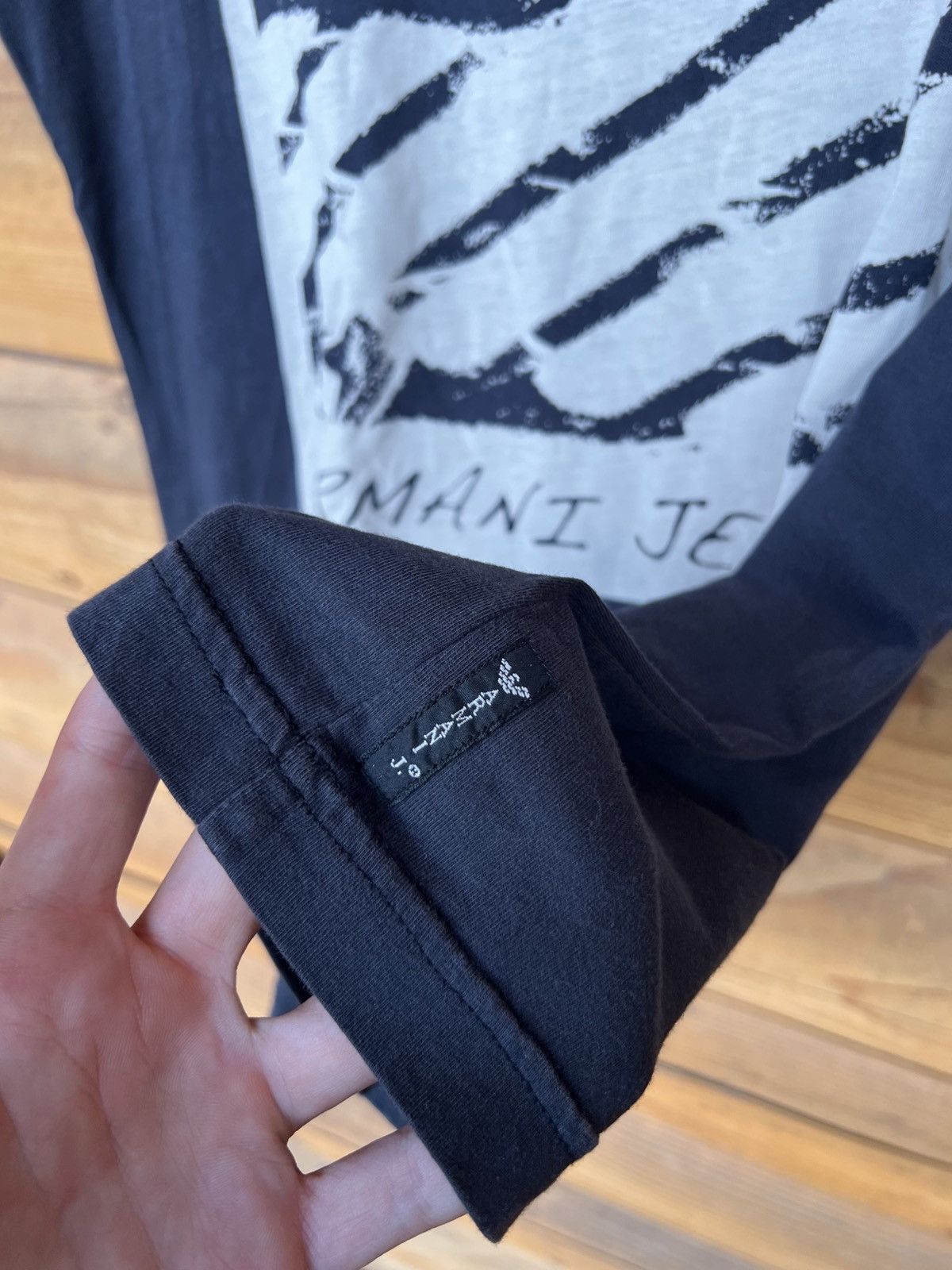 Emporio Armani VINTAGE EMPORIO ARMANI JEANS Y2K HYPE SWAG DRIP T SHIRT FASH Size US M / EU 48-50 / 2 - 5 Thumbnail