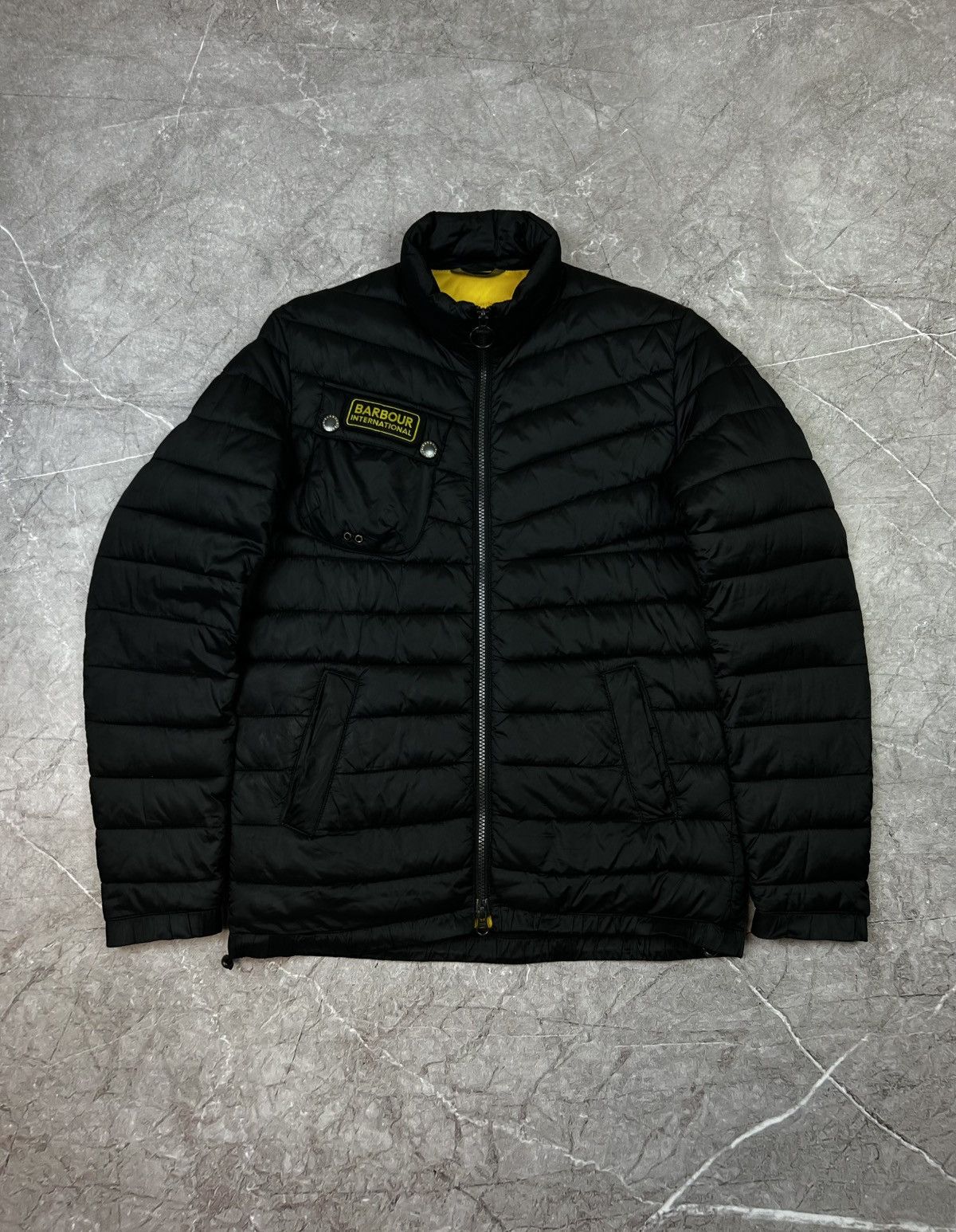 Barbour × Vintage Vintage down jacket Barbour International y 2k rare fibre Size US S / EU 44-46 / 1 - 2 Thumbnail