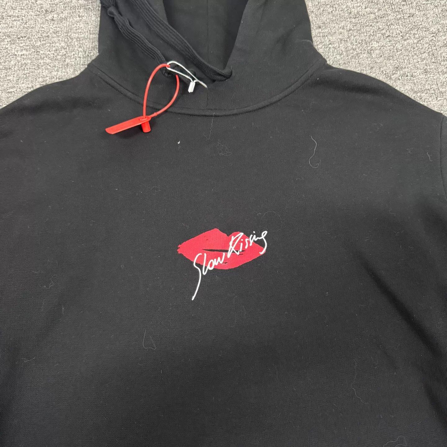 Saint Laurent Paris SLP Red Lip Logo Hoodie L 99 New Size US L / EU 52-54 / 3 - 5 Thumbnail