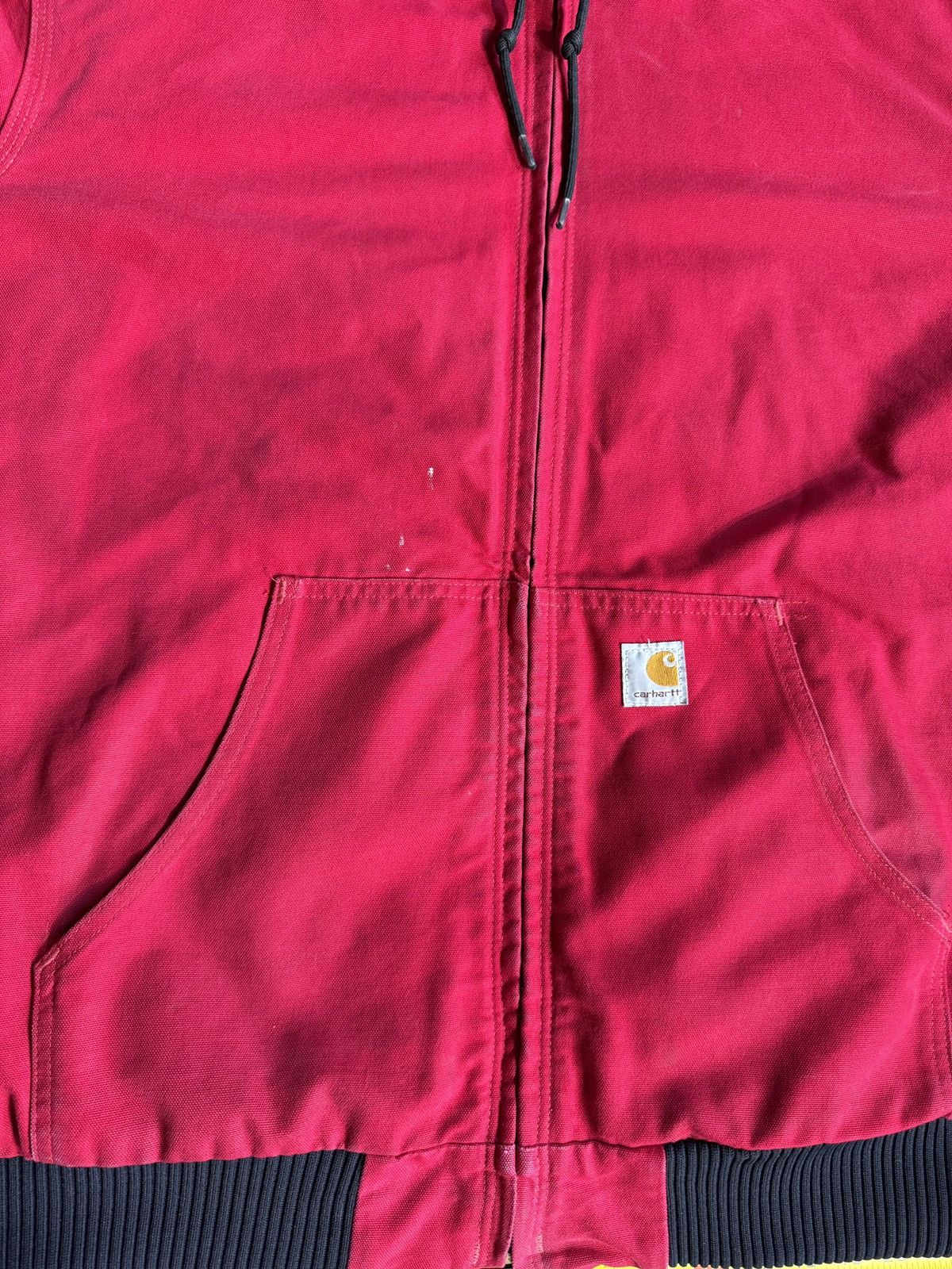 Carhartt × Vintage Carhartt Men’s Red Hooded Work Jacket Size US XL / EU 56 / 4 - 2 Thumbnail