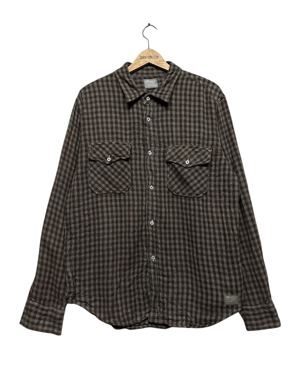 Stussy Stussy Burly Threads Checked Button Up’s Shirt Size US XL / EU 56 / 4 - 2 Thumbnail