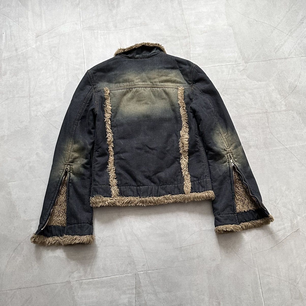 Hysteric Glamour × Undercover Punk LGB If Six Was Nine Fur Jacket Rick Owens Style Size L / US 10 / IT 46 - 15 Thumbnail