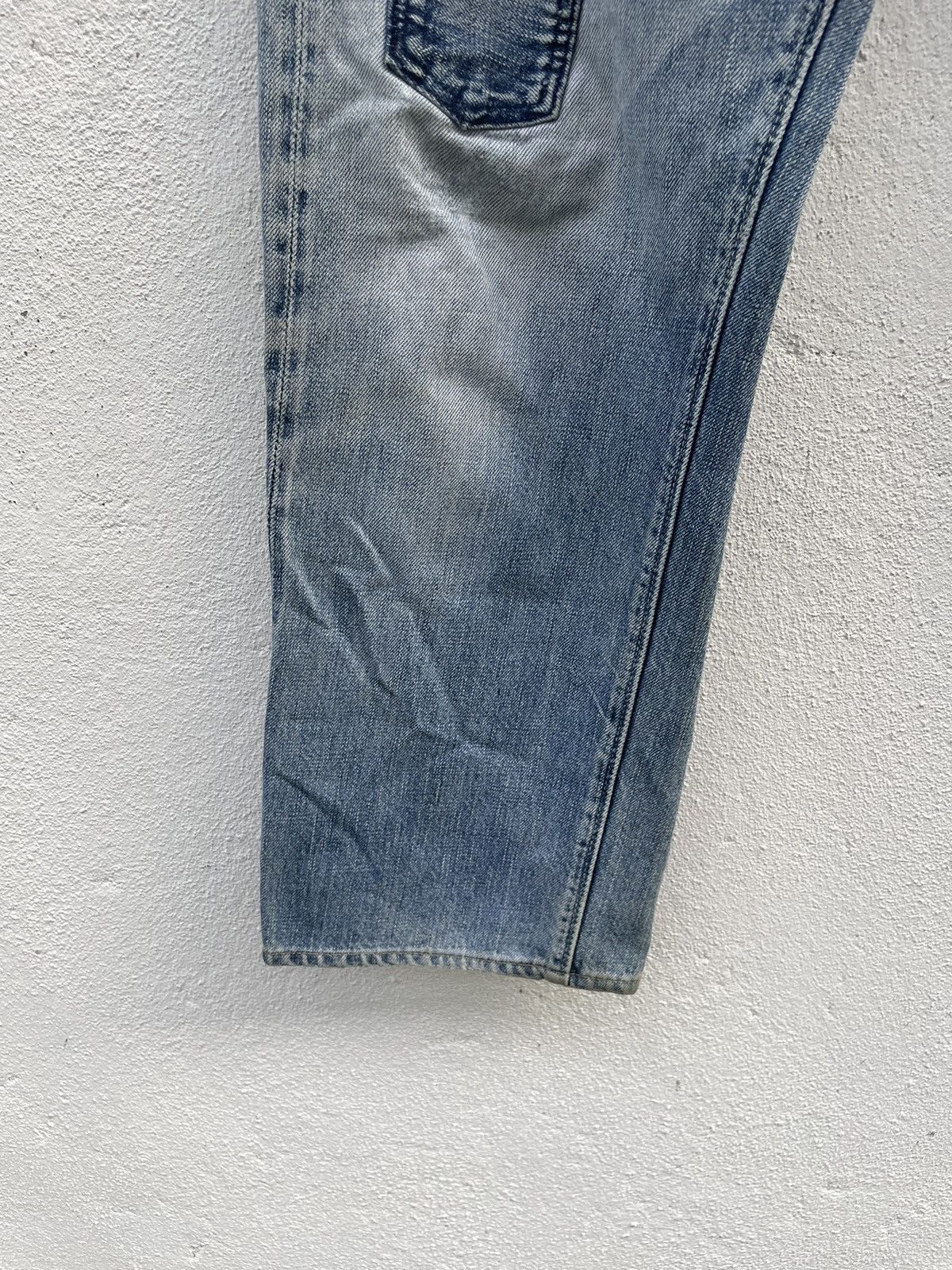 Full Count & Co. Vintage Full Count Distressed Selvedge Jeans Size US 30 / EU 46 - 7 Thumbnail