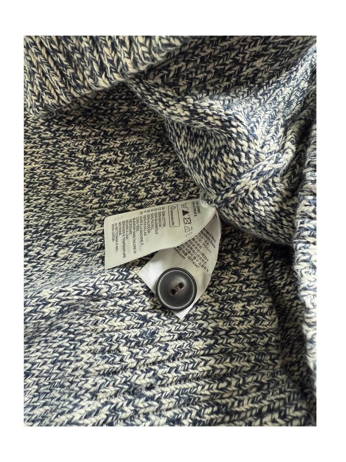 H&M Label OF Graded Goods L.O.G.G x H&M Knit L/S Polo Size US M / EU 48-50 / 2 - 5 Thumbnail