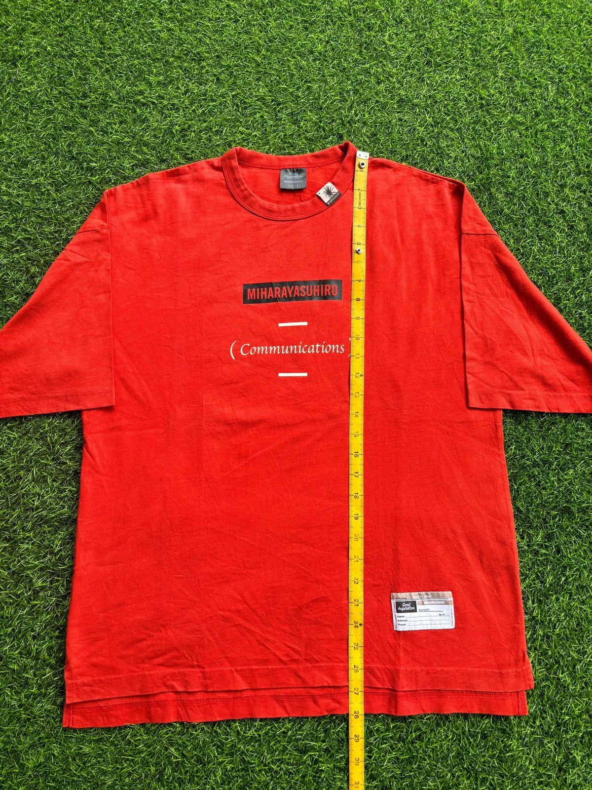 Maison MIHARA YASUHIRO Mihara Yasuhiro Over Size Tshirt Size US S / EU 44-46 / 1 - 13 Thumbnail
