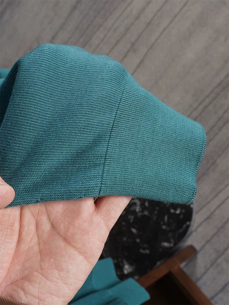 Loro Piana LORO PIANA Ceiling fabric GOK turquoise 12 micron knit swe Size US XL / EU 56 / 4 - 6 Thumbnail