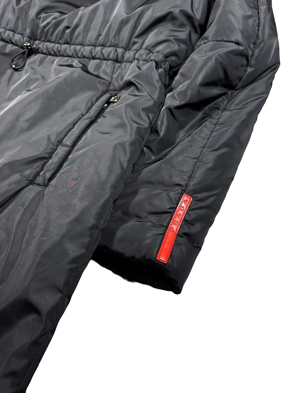 Prada Prada Linea Rossa Black Retractable Hood Parka Size M / US 6-8 / IT 42-44 - 6 Thumbnail