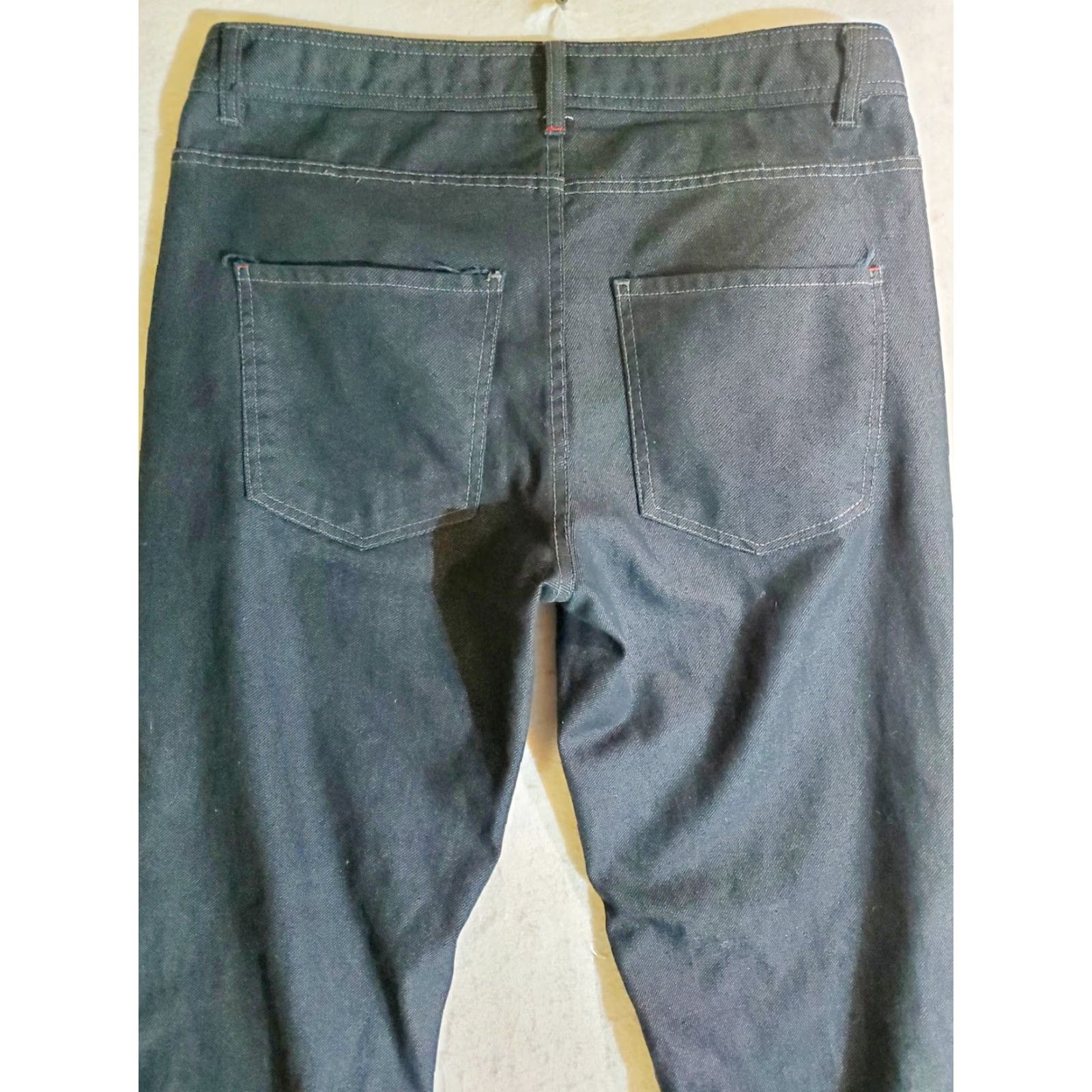 Vintage VINTAGE McDonald's Uniform Jeans Stretch Denim Classic Fit Cotton Blend Mens Sz 32x30 Blk Size 24" / US 00 / IT 34 - 6 Thumbnail