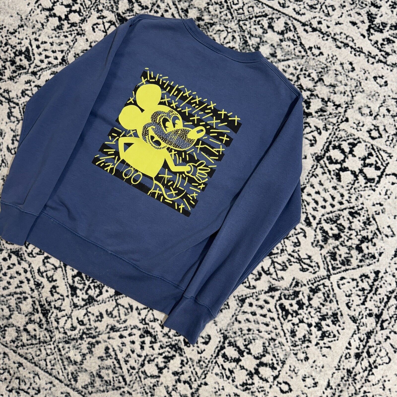 Uniqlo × Vintage Uniqlo x Mickey Mouse x Keith Blue Cotton Crewneck Size S Size US S / EU 44-46 / 1 - 2 Thumbnail