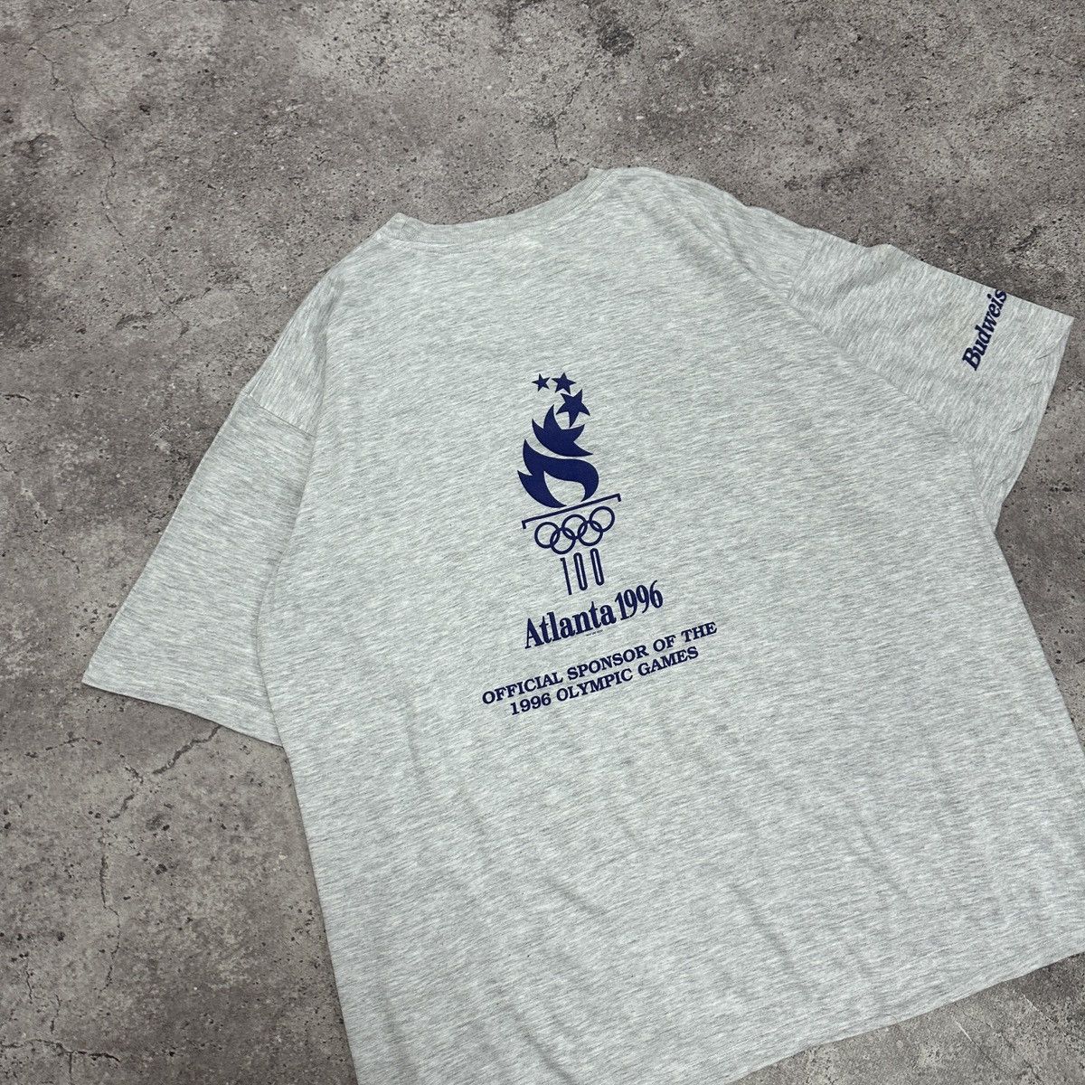 USA Olympics Vintage 90s Atlanta 1996 Olympic games tee Budweiser hype pg Size US XL / EU 56 / 4 - 6 Thumbnail