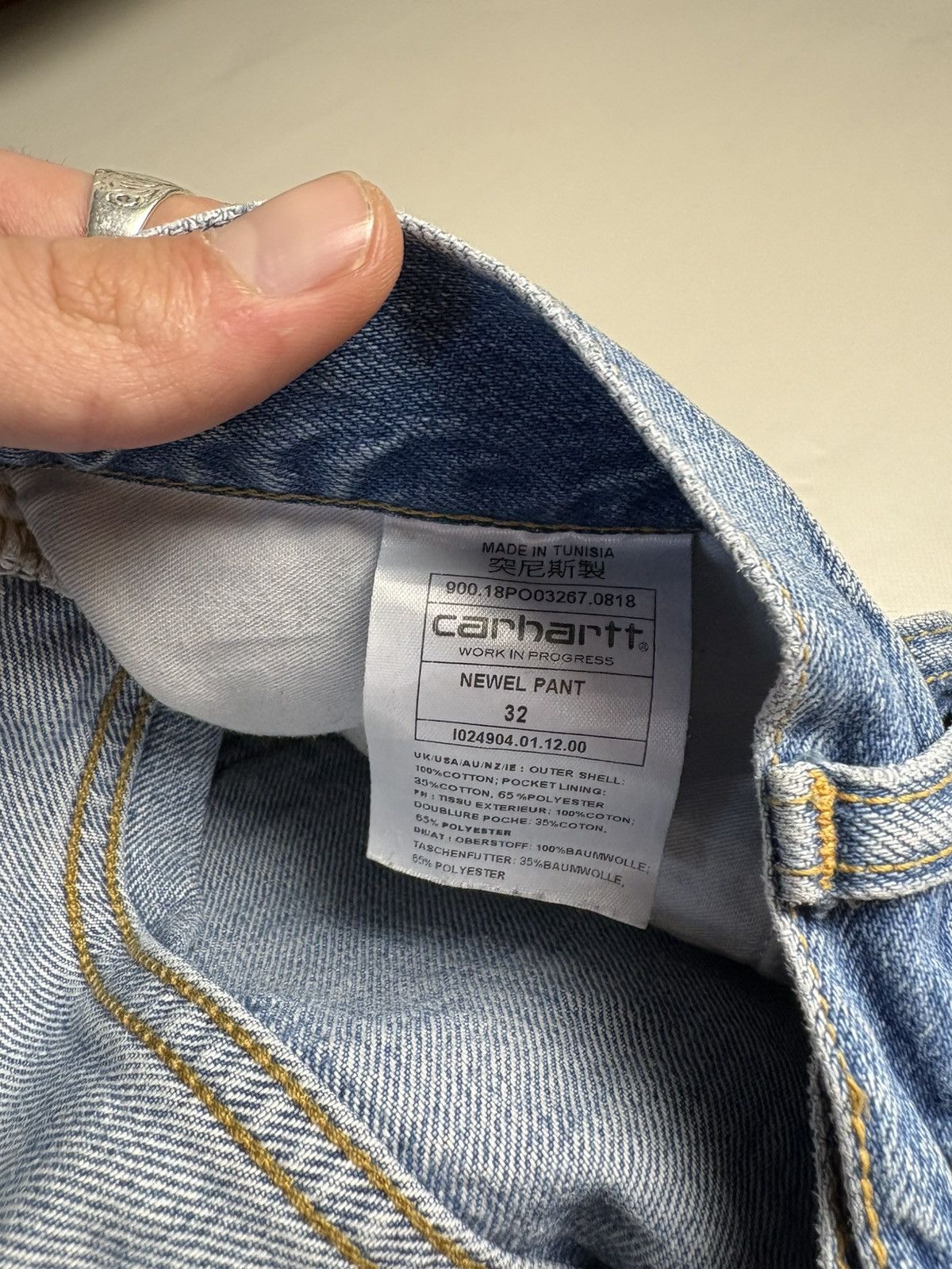 Carhartt Carhartt WIP Jeans Size US 32 / EU 48 - 4 Thumbnail