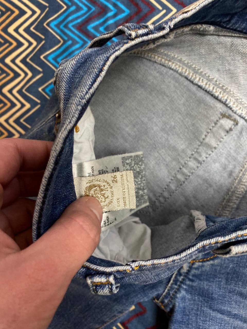 Diesel × Vintage Vintage Diesel Industry Faded Denim Jeans Size 26" / US 2 / IT 38 - 3 Thumbnail