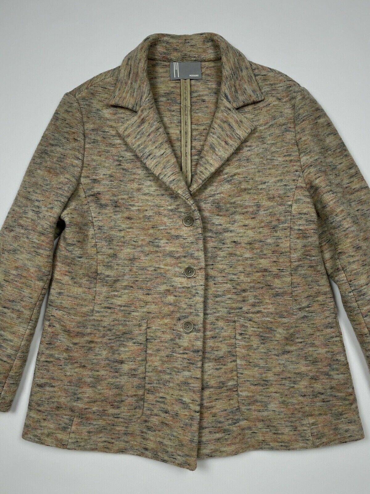 Missoni DDP Missoni Women’s Wool Multicolor Coat Jacket Size 48 Size XL / US 12-14 / IT 48-50 - 11 Thumbnail