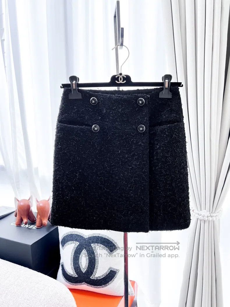 Chanel Chanel 21B winter sequin fine flash double-breasted tweed Size 42" / US 20 - 2 Thumbnail