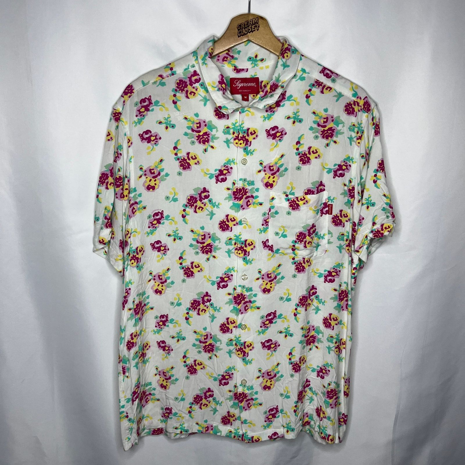 Supreme Supreme Reaper Rayon Button Up Shirt 2019 M Josh Smith