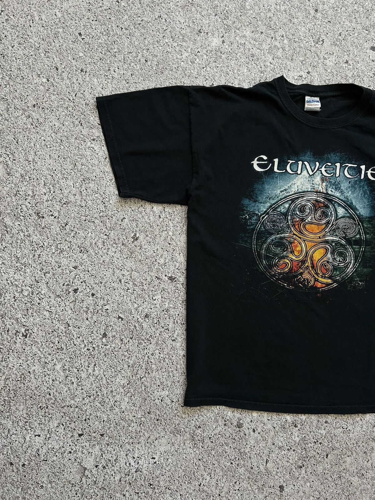 Band Tees × Vintage Vintage Eluveitie Band Rock Metal Promo Album T-Shirt Size US XL / EU 56 / 4 - 4 Thumbnail