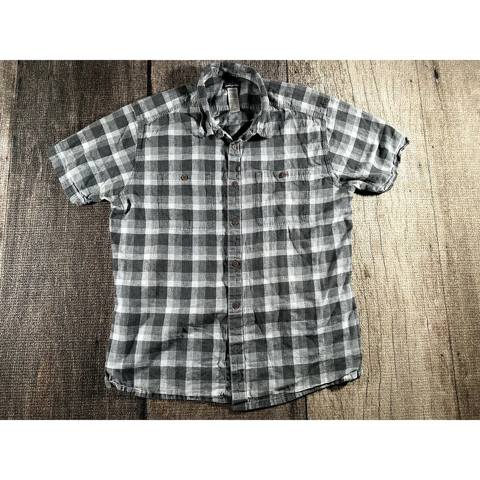 Patagonia Patagonia Organic Flannel Cotton Short Sleeve Shirt XL Size US XL / EU 56 / 4 - 1 Thumbnail
