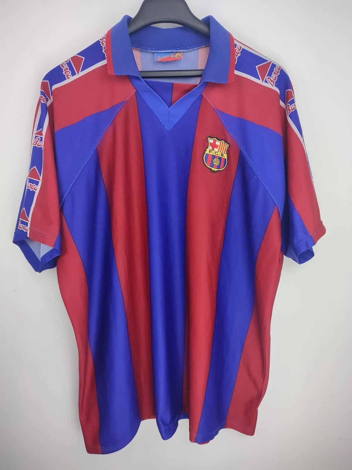 Vintage Vintage F.C Barcelona FOOTBALL SHIRT SOCCER JERSEY Size US XXL / EU 58 / 5 - 11 Thumbnail