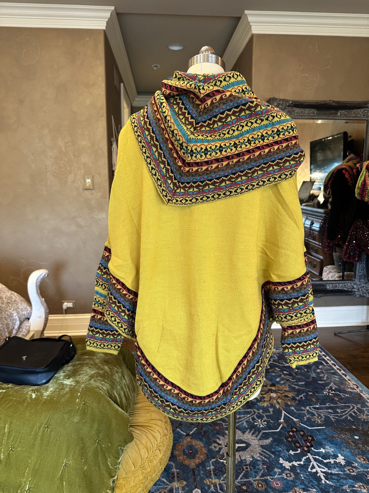 Other Yellow Poncho Size S / US 4 / IT 40 - 3 Thumbnail
