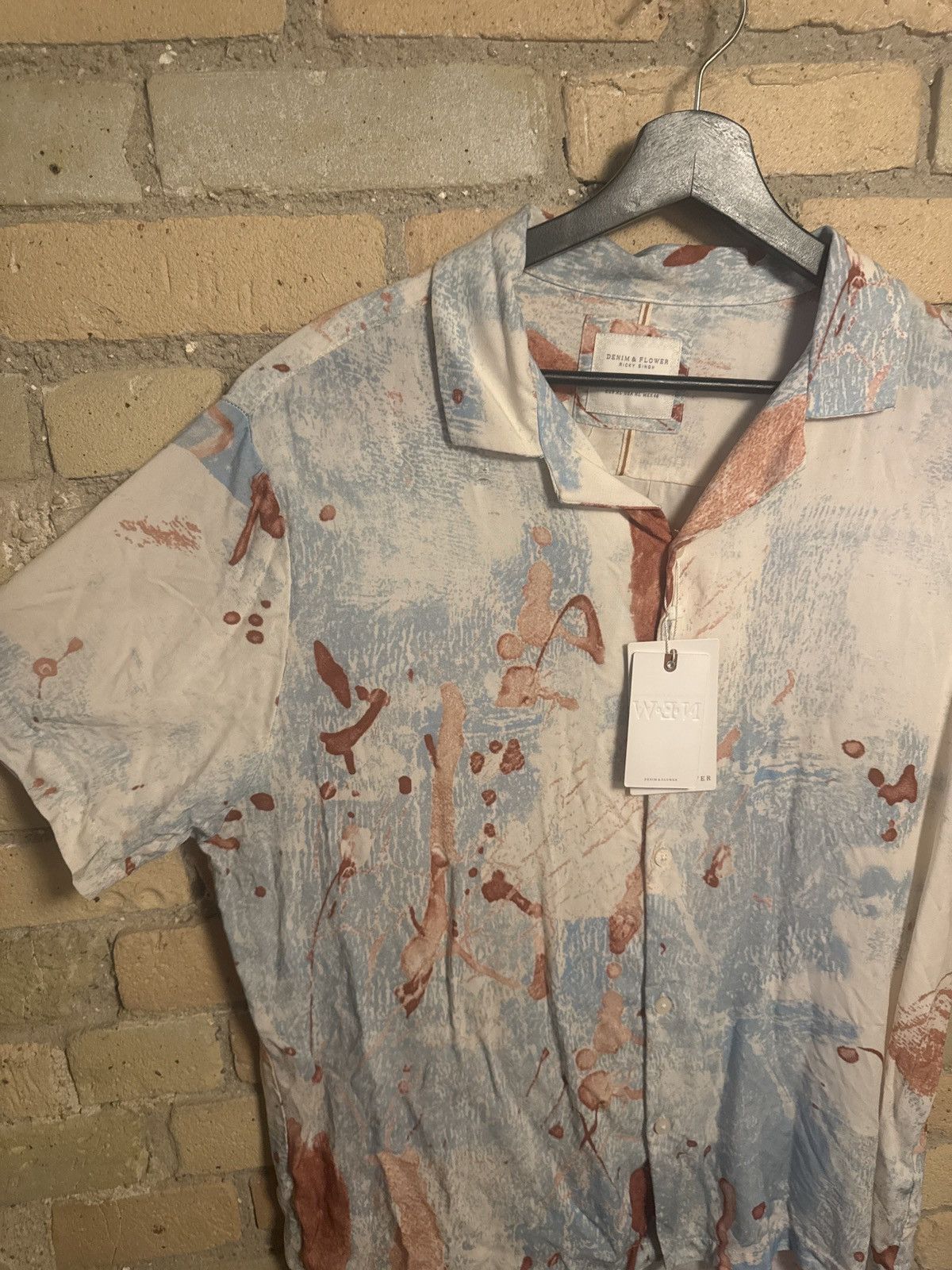 Other Denim & flower button down Size US XL / EU 56 / 4 - 4 Thumbnail