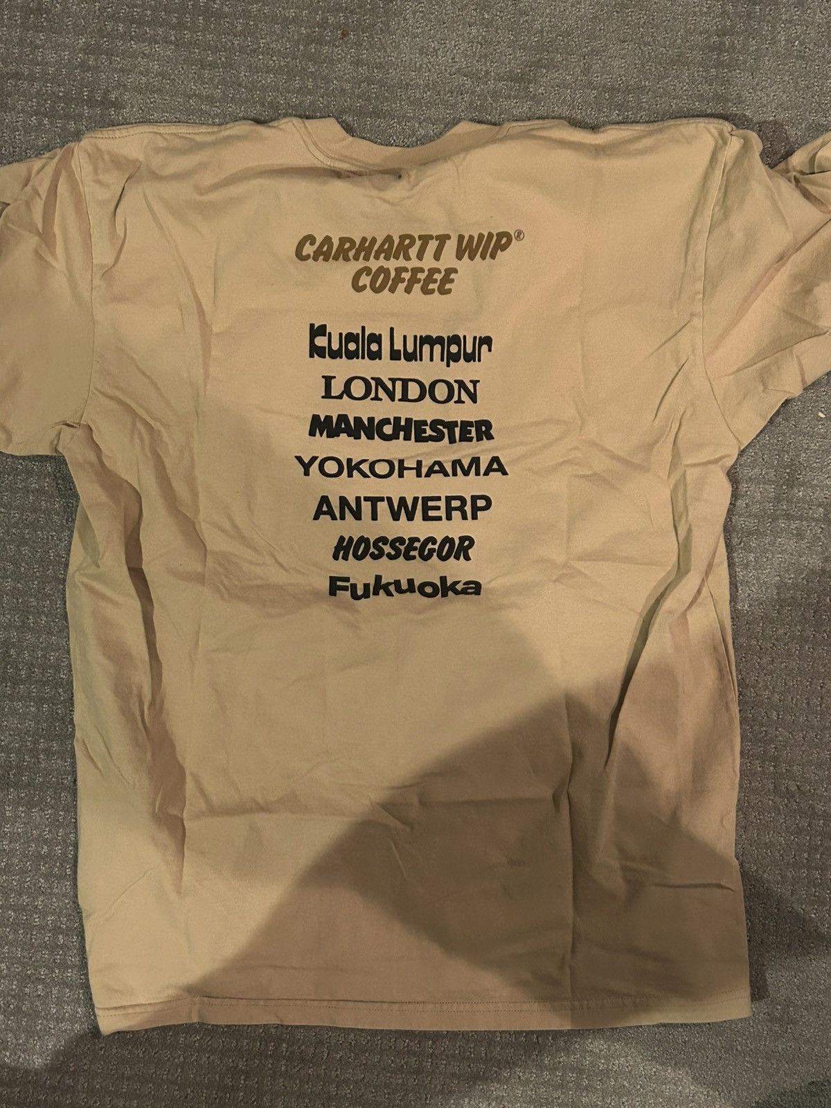 Carhartt Wip Carhartt WIP Coffee T-shirt Men’s Medium Size US M / EU 48-50 / 2 - 2 Thumbnail