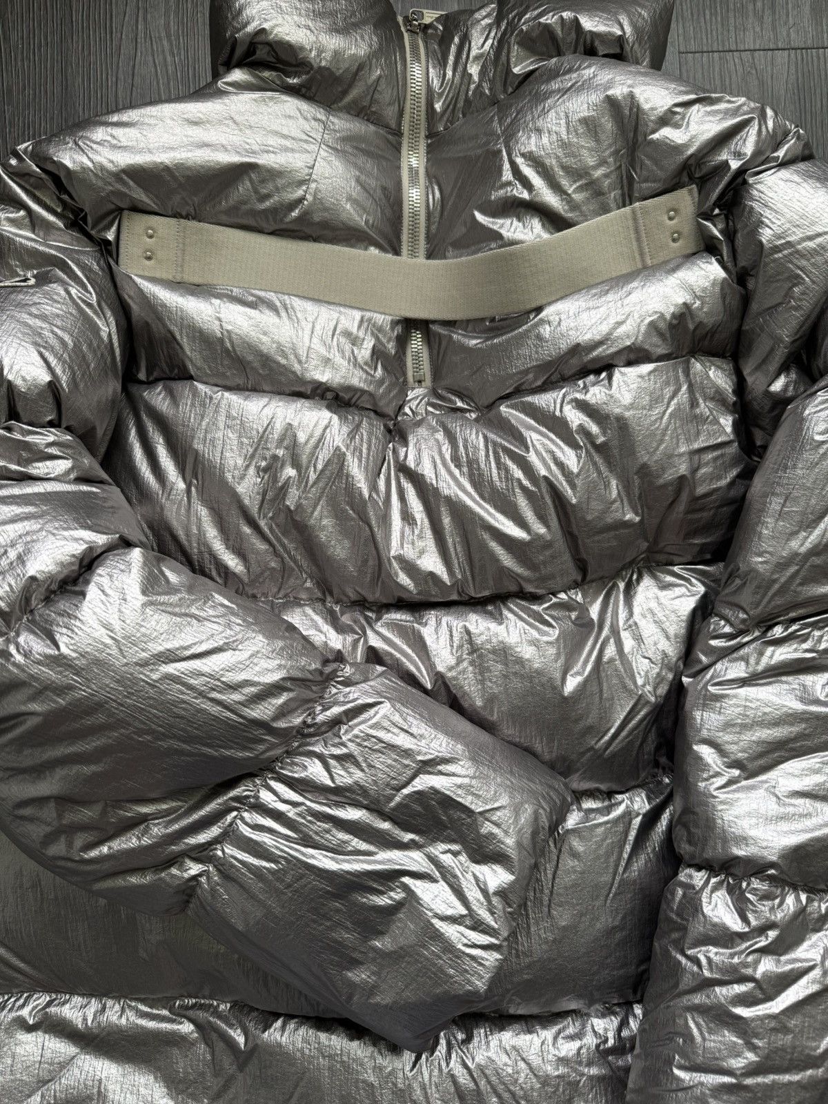 Moncler Moncler x Rick Owens Metallic Cyclopic Shell Down Size US L / EU 52-54 / 3 - 4 Thumbnail
