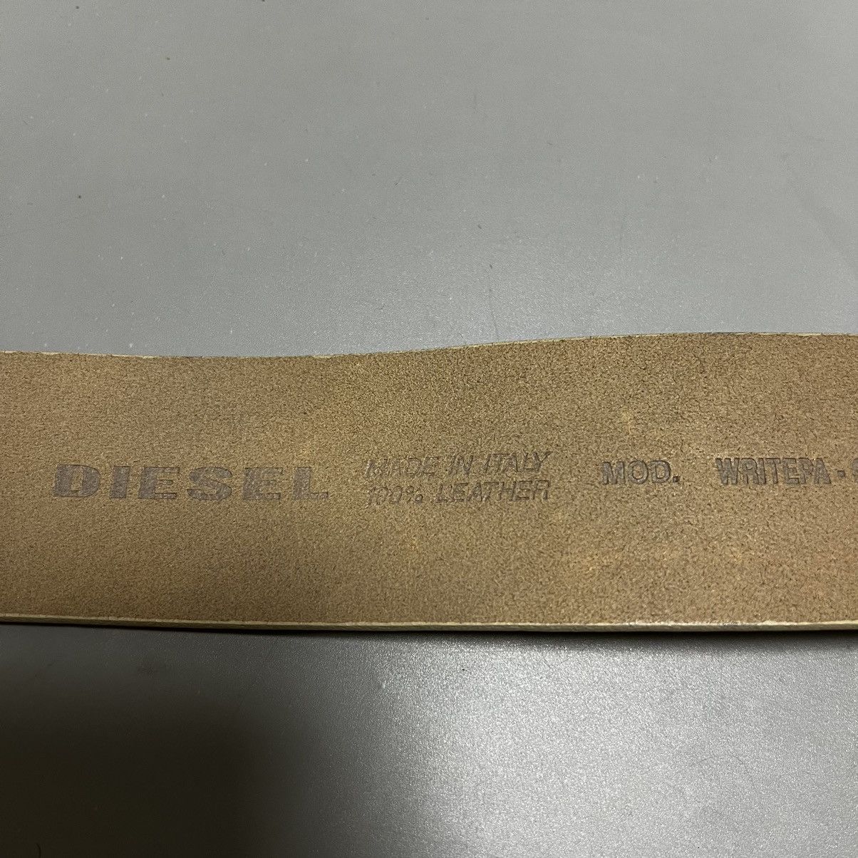 Diesel Diesel leather belt cream Size ONE SIZE - 15 Thumbnail