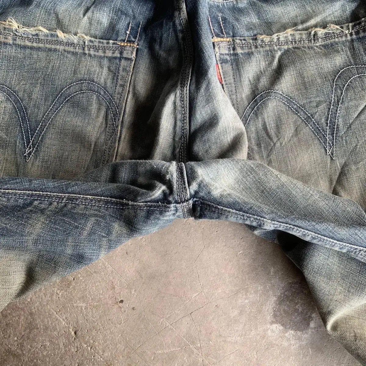 Levi's Levi’s 503XX Jeans Mudwash 32x31 Distressed Denim Pants Size US 32 / EU 48 - 20 Thumbnail