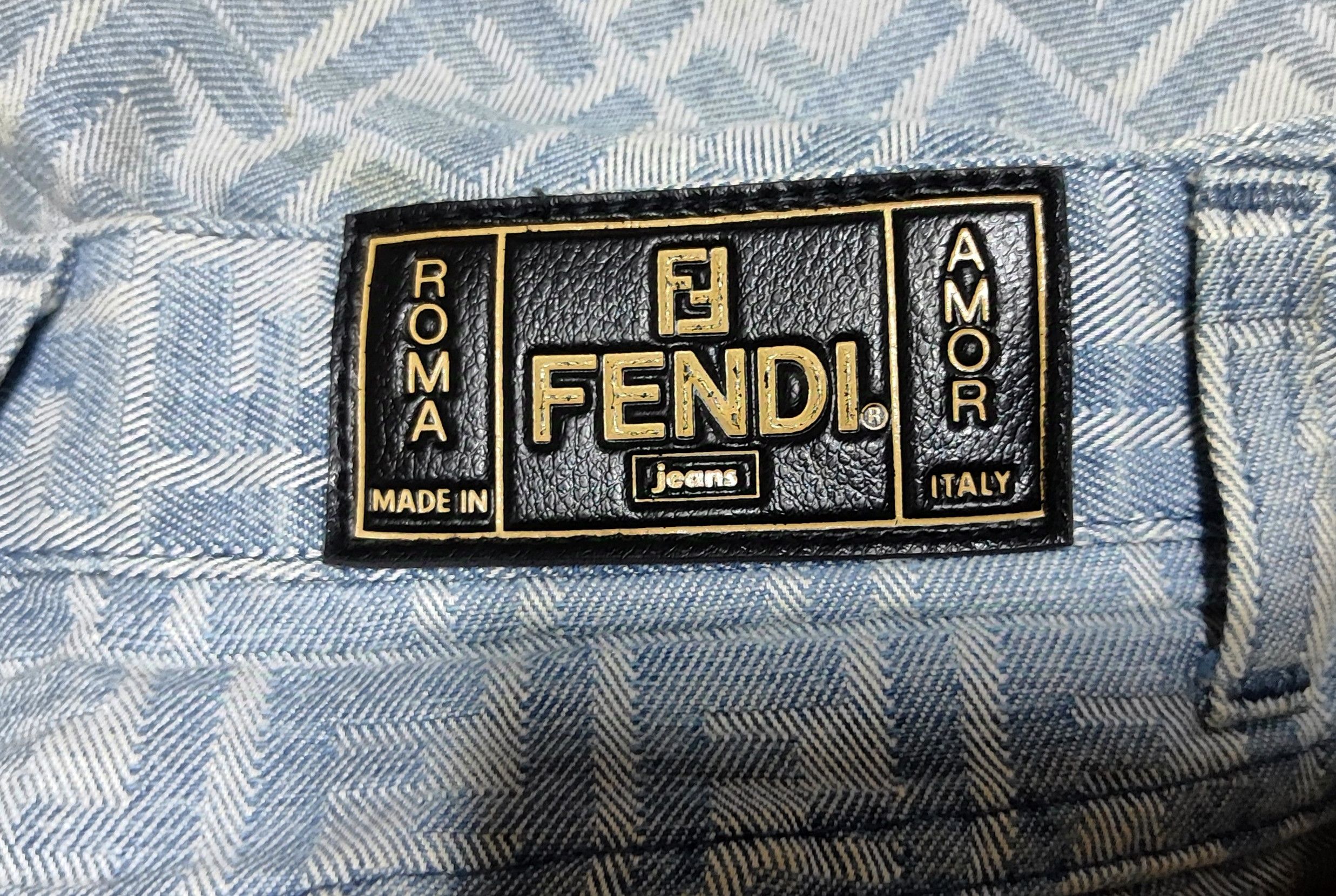 Fendi FENDI Zucca Pants Fendi Monogram Pants Hi-Rise Women's Size 28" / US 6 / IT 42 - 7 Thumbnail