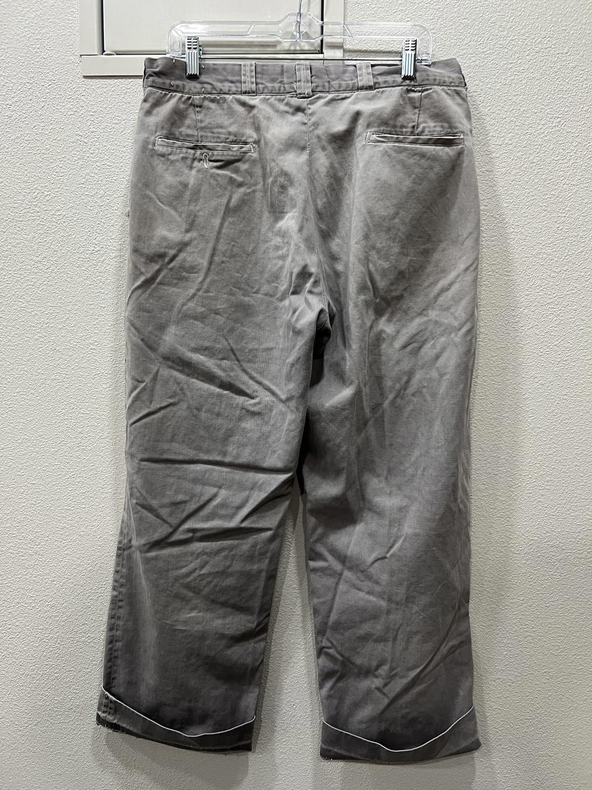 Other 50s/60s Pennys Sanforized Grey Chinos Size US 34 / EU 50 - 6 Thumbnail